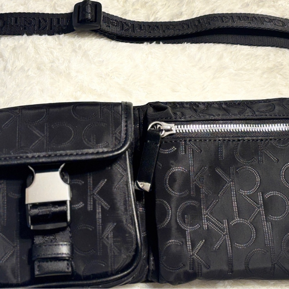 Calvin Klein Tandy Logo Belt Bag with Monogram Design - NWOT